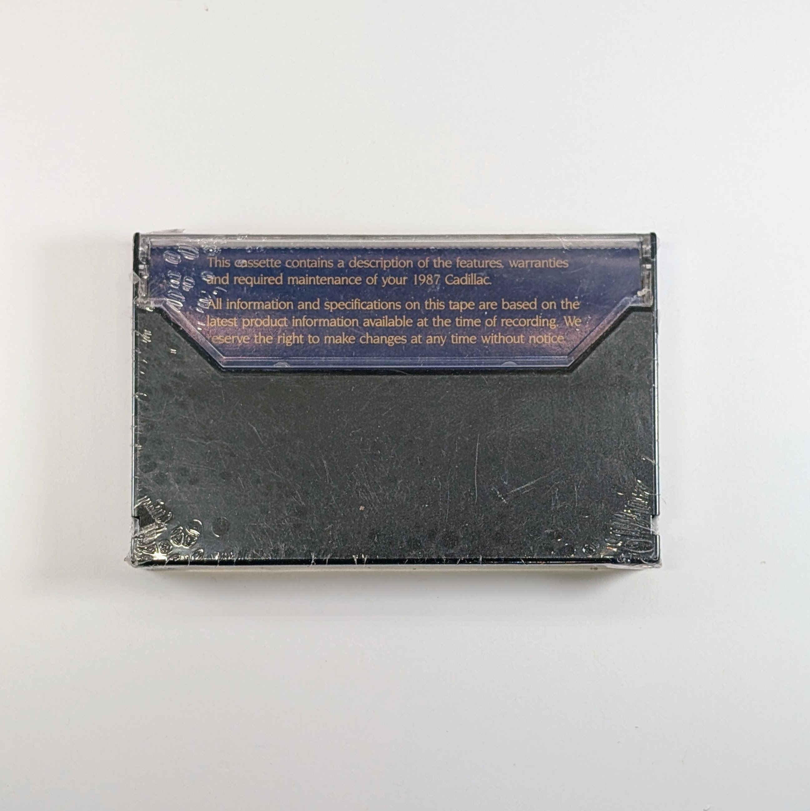 Cadillac Gold Key Delivery System 1987 De Ville & Fleetwood D'Elegance