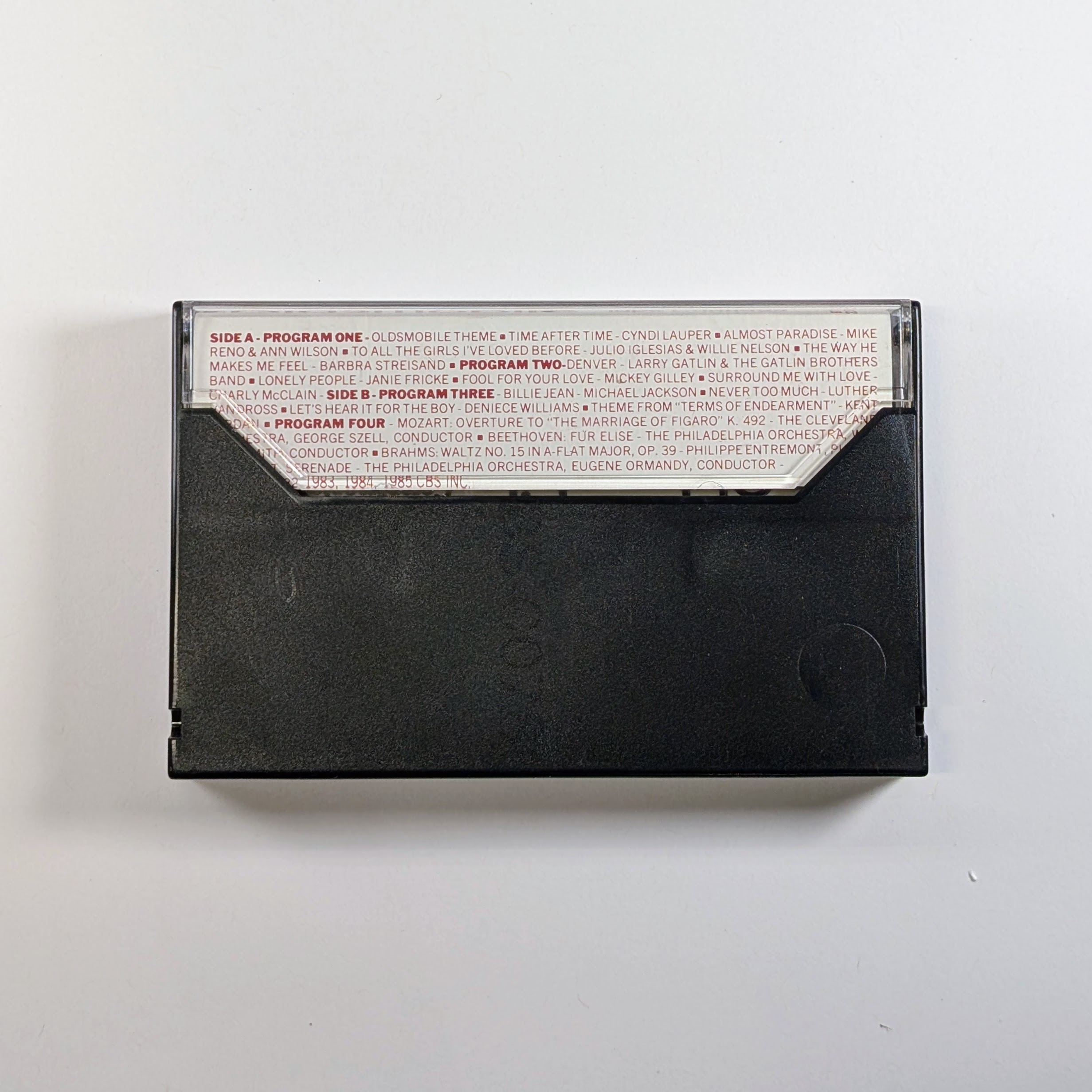 Oldsmobile Complimentary Tape Cartridge